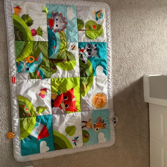 SkipHop XL Baby Playmat in Meadow SOFT and portable - Picture 2 of 7